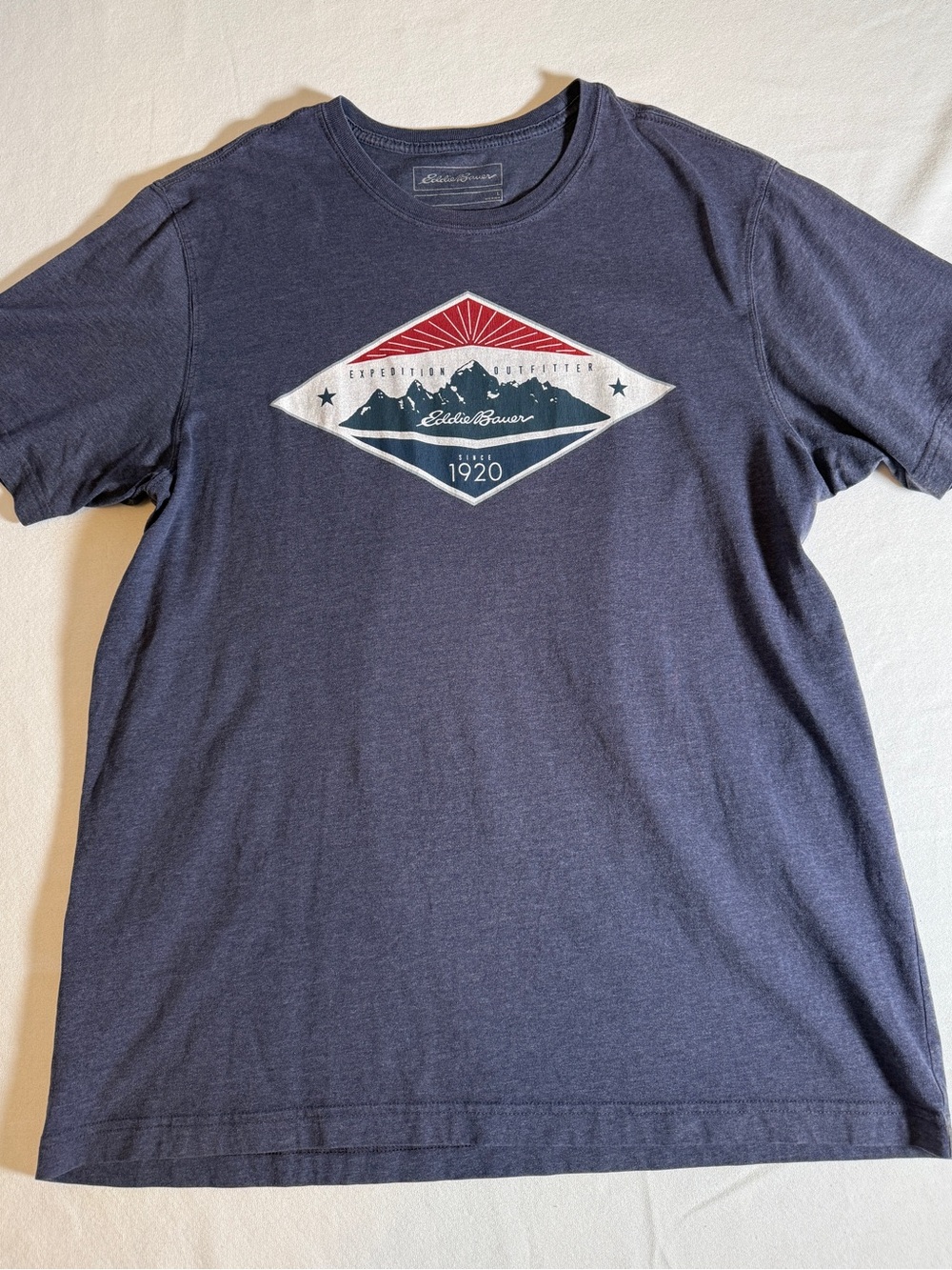 Eddie Bauer Short-Sleeve Graphic Mountain Tee Men’s Large